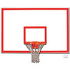 Gared 48" x 72" Steel Rectangular Backboard with Target & Border