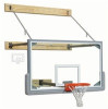 Three-Point Wall Mount Series, 9-12' Foot Extension, Rectangular Board for Adjust-a-Goal