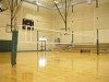 Collegiate Two-Court Volleyball System without Sleeves and Covers