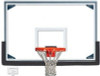 48" x 72" Tall Glass Backboard with Steel Frame