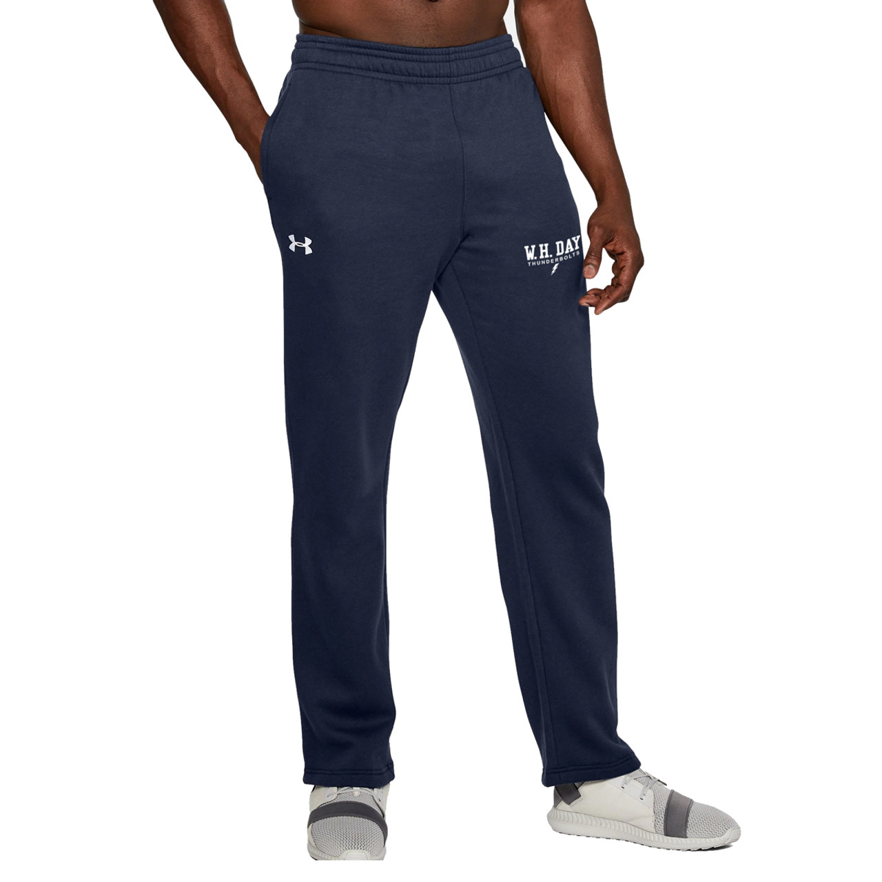 ua hustle fleece pants