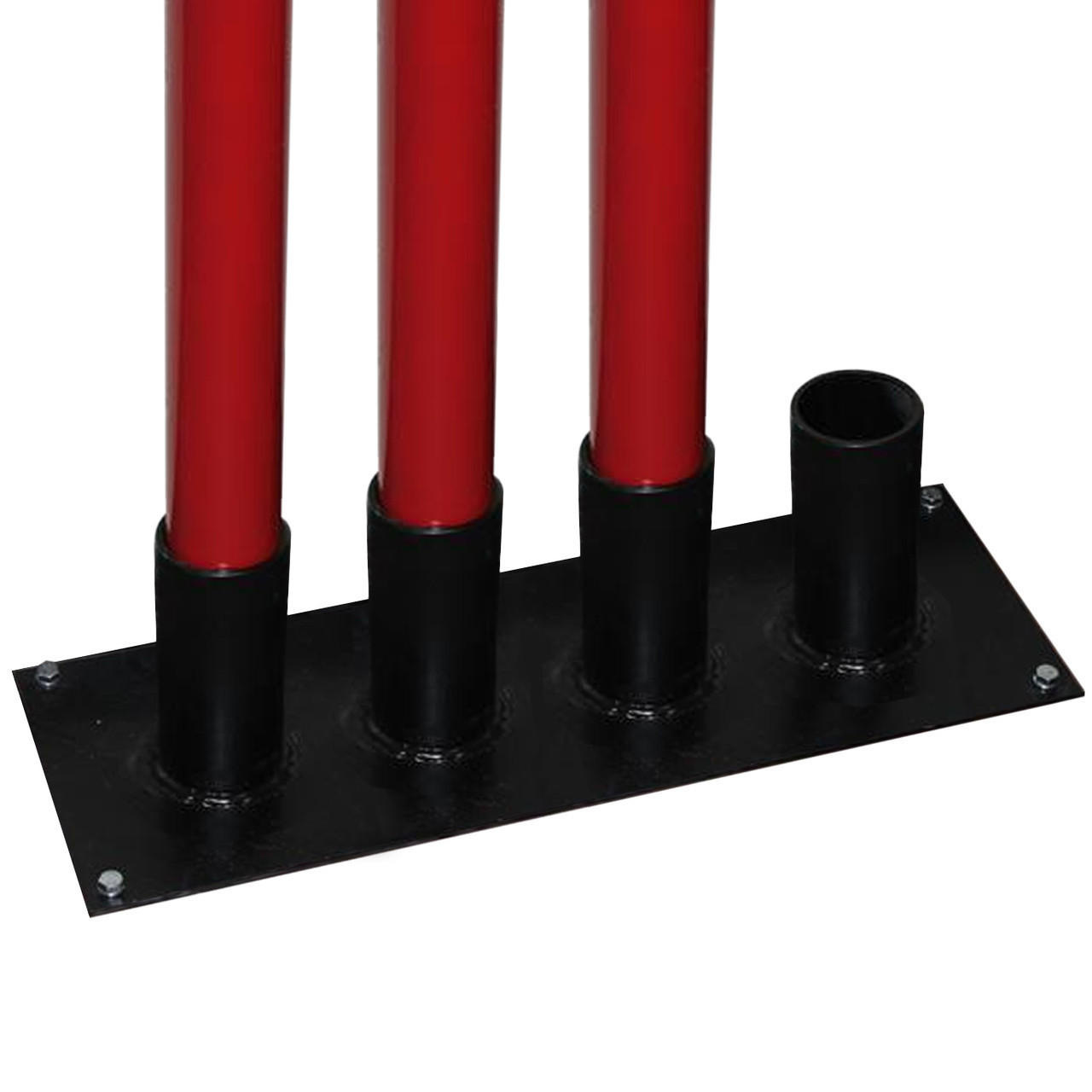 Floor Mounted Volleyball/Badminton Post Storage Rack holds 4 (23/8