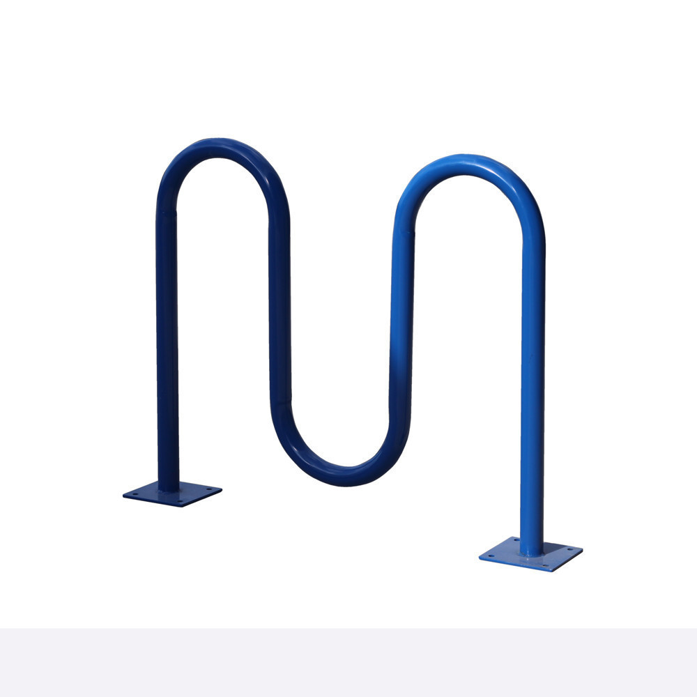 2 hump Contemporary Bike Rack Surface Mounted | Camps, Resorts, Park ...