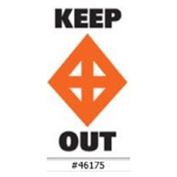 Marker Buoy Label - Keep Out | Camps, Resorts, Park & Rec Marker Buoys
