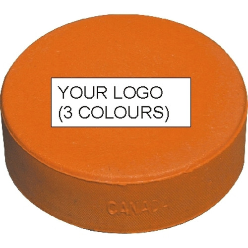 Hockey Puck with 3 colour imprint