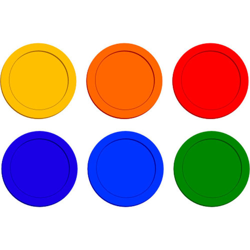 9" Poly Round Spots (set of 6)