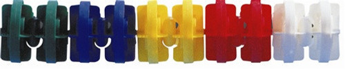 25 metres long racing lanes standard 6 inch discs