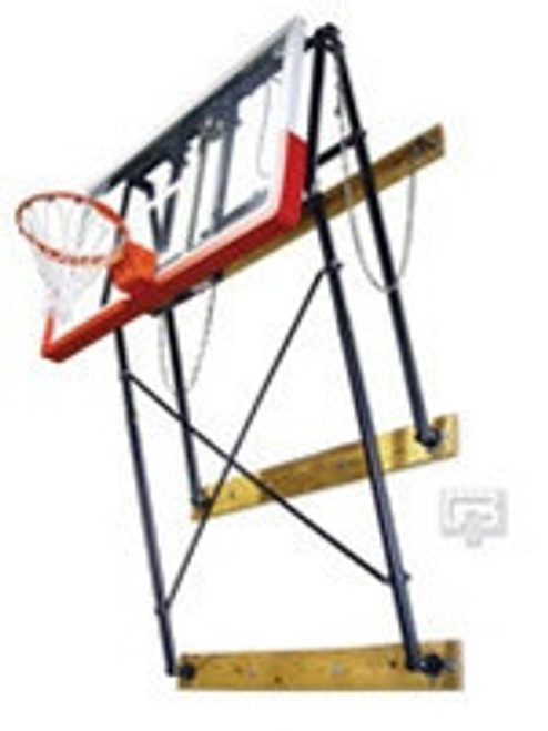 Fold-Up Wall Mount Series, 9-12' Foot Extension, Rectangular Board for Adjust-a-Goal