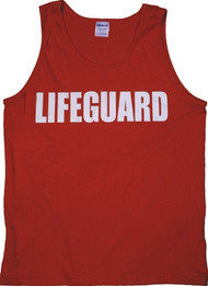 Lifeguard Tank Tops - Red