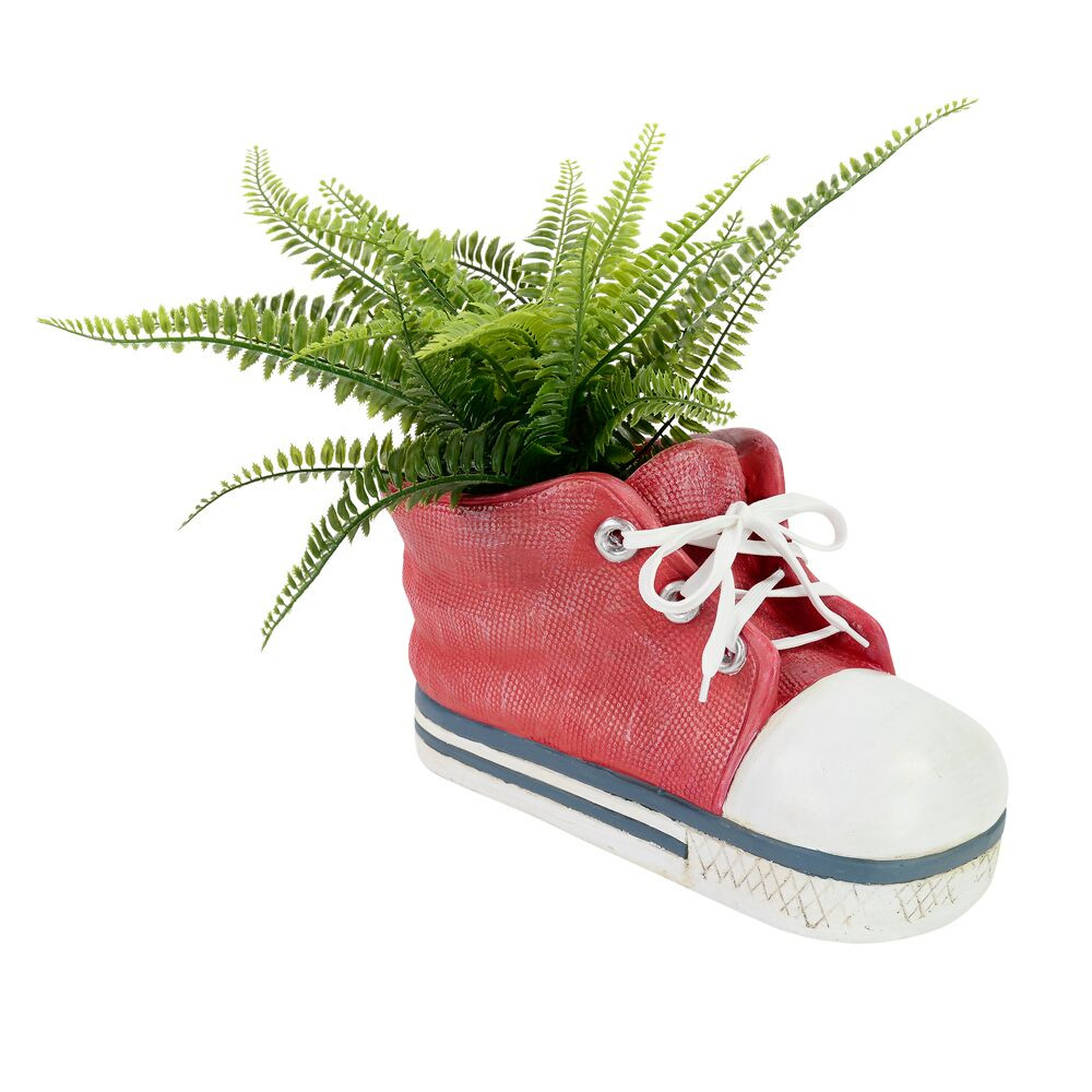 NOVELTY RED SNEAKER PLANTER - LF003