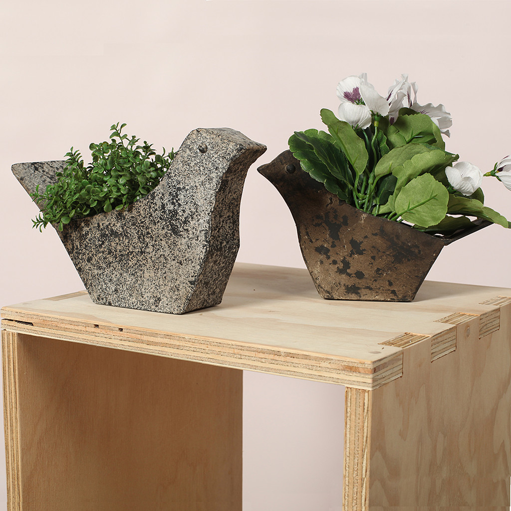 SMALL BIRD PLANTER - MH006