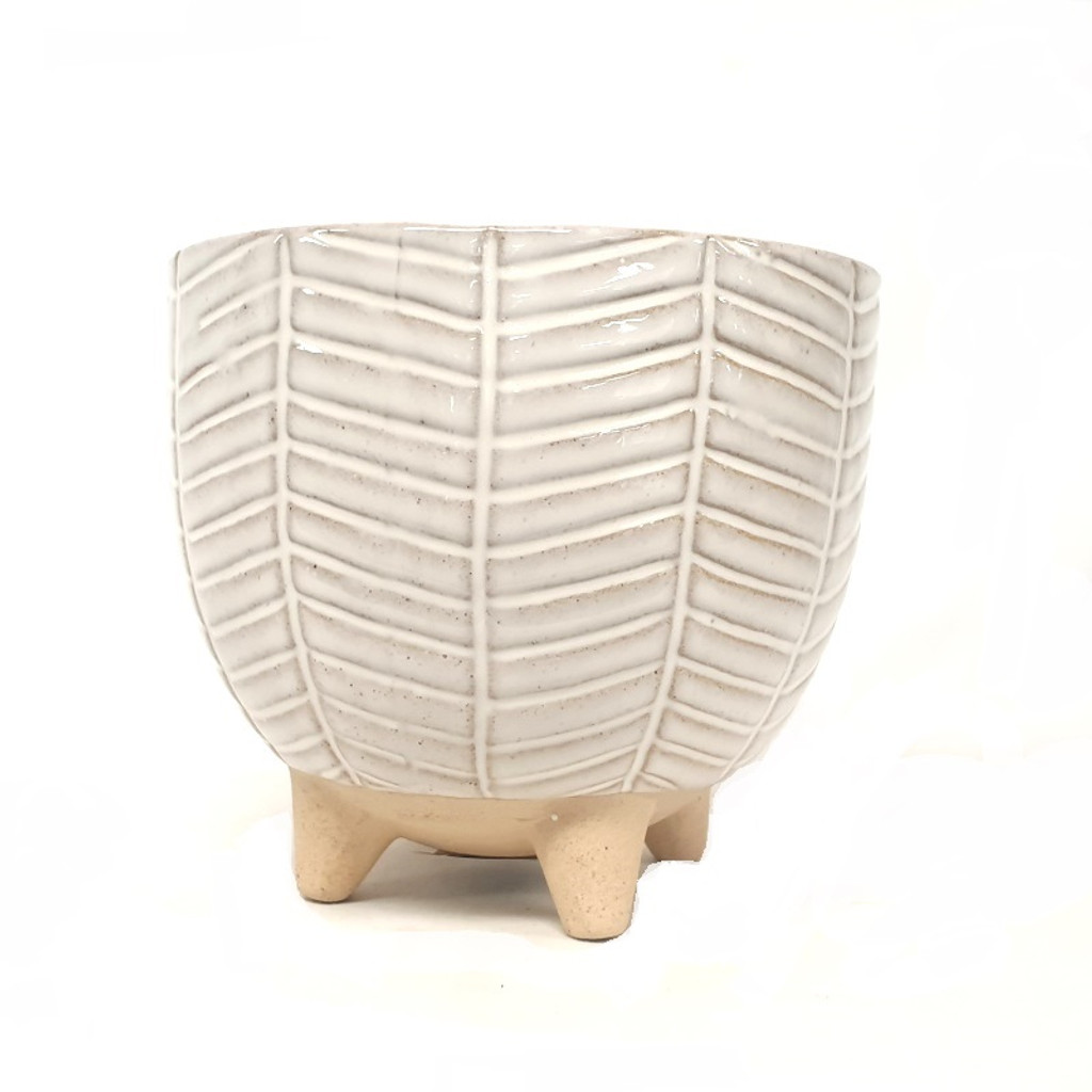 WHITE EGG POT - SS1026