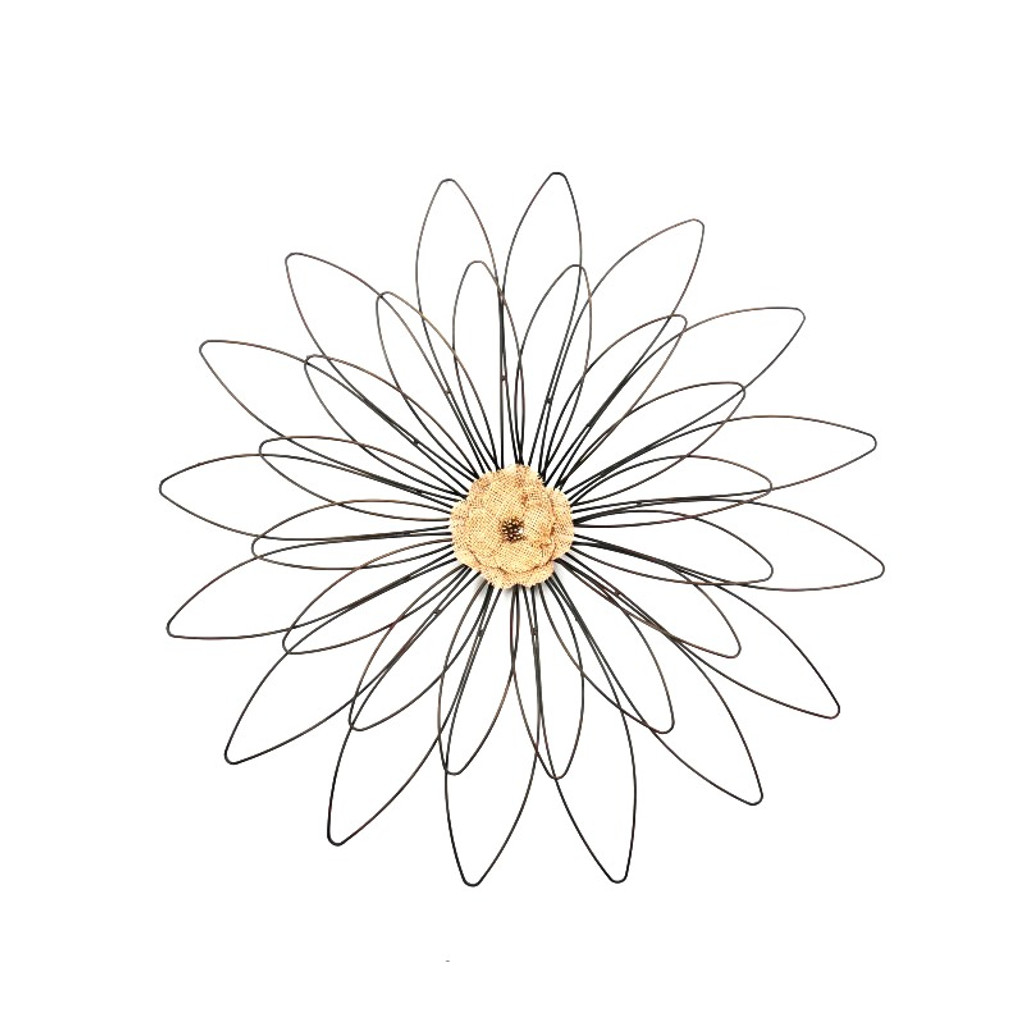 WIRE FLOWER WALL DECOR - YH2042