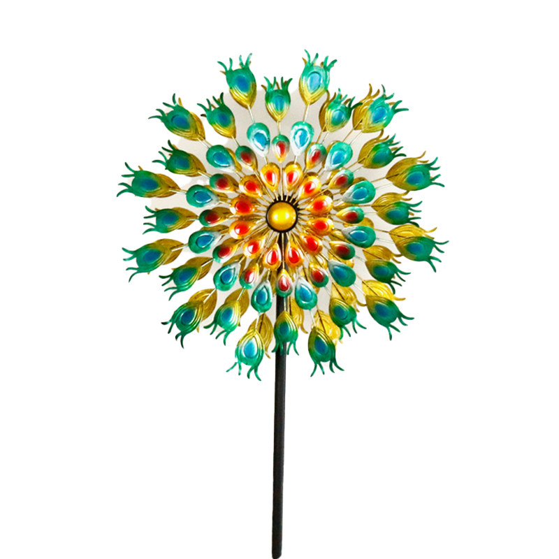 PEACOCK WIND SPINNER - HHF3046
