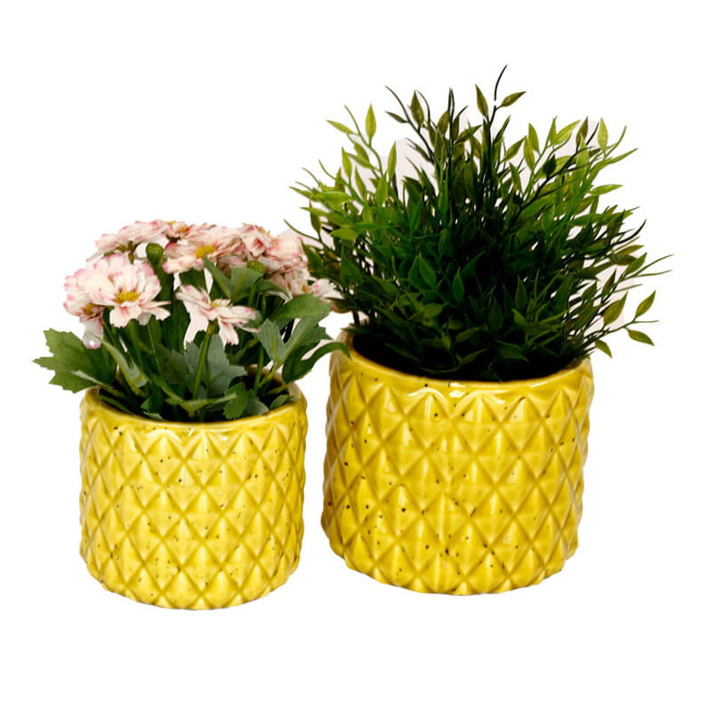 SUNNY PINEAPPLE POT MEDIUM- DHP0129