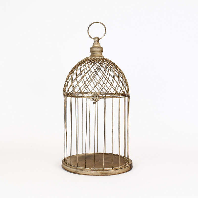 BIRD CAGE PLANTER MH017 Bronrob