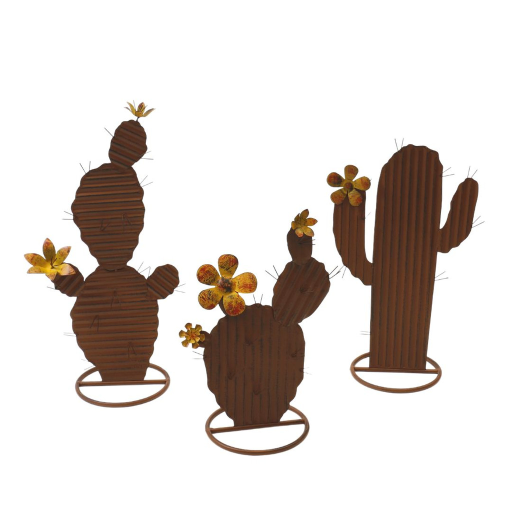 PRICKLY PEAR CACTUS STAND - BHB046