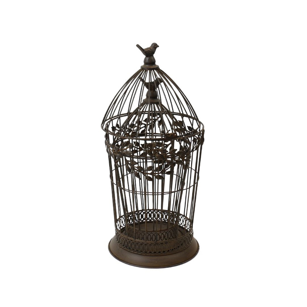 Set of 2 Bird Cage Plant Holder - YH3051