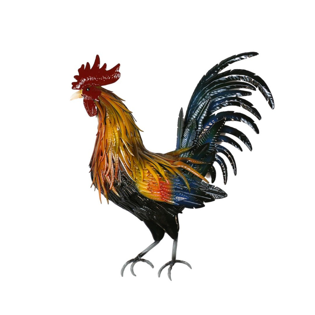 Rooster Wall Art - hand painted - BHB223