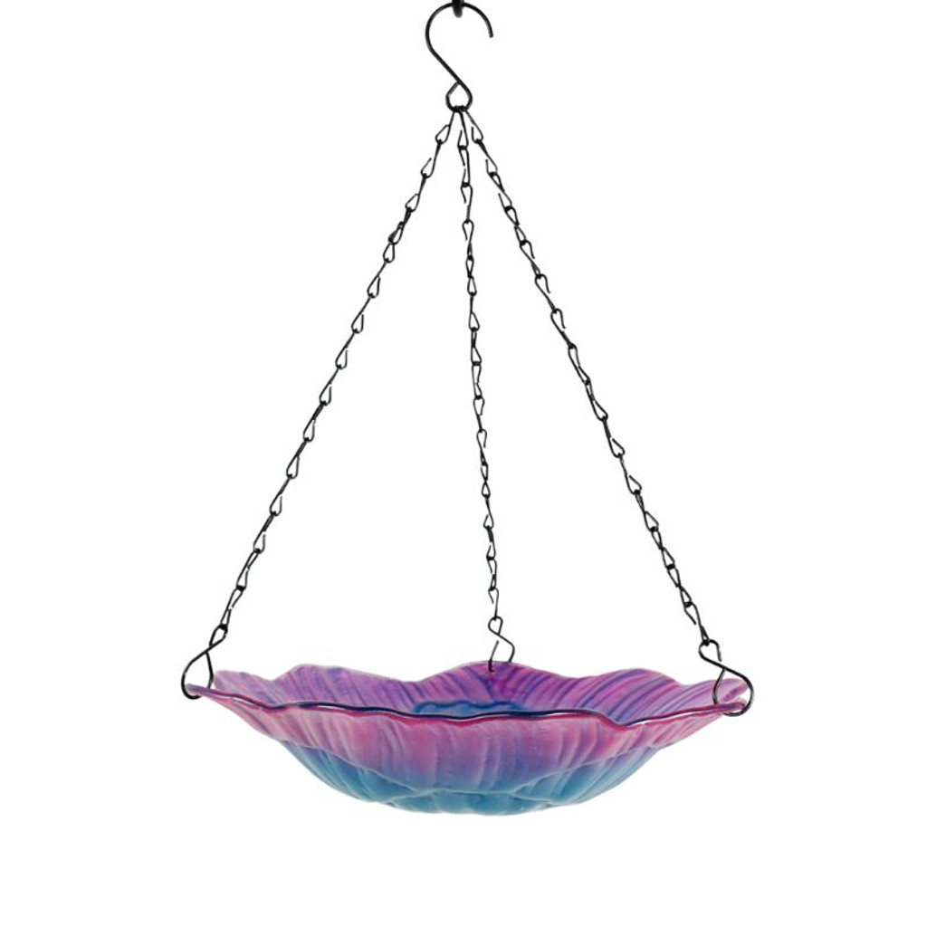 GLASS FLOWER BIRDFEEDER - SH039
