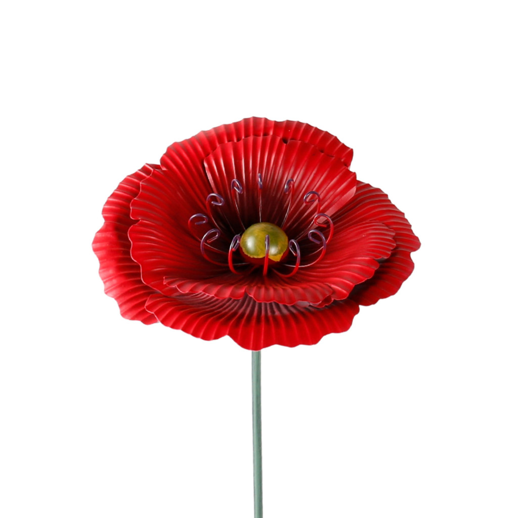 LARGE POPPY STAKE - RED - XJ112