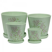 Set of 4 - Top diameter 11.5cm - 25cm