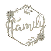 WHITE FAMILY WALL ART - YH2010