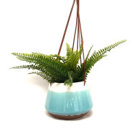 BLUE HANGING PLANTER - SS1004