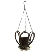 SMALL METAL HANGING PLANTER - MH004