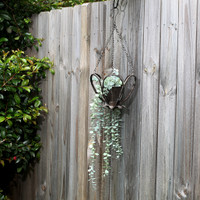 SMALL METAL HANGING PLANTER - MH004