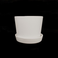 STRAIGHT PLANTER MATT WHITE - MEDIUM - DHP0066