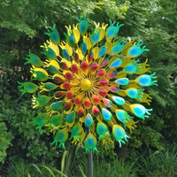 PEACOCK WIND SPINNER - HHF3046