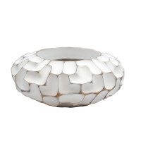 WHITE JIGSAW POT-CZ002