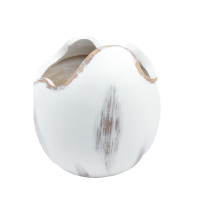 WHITE EGG POT-CZ009