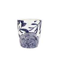 Hand painted Floral Pot - S210320