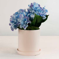 LARGE BABY PINK CYLINDER POT - SY066