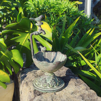 CAST IRON TAP BIRDBATH - GR2507