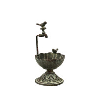 CAST IRON TAP BIRDBATH - GR2507