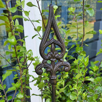 Finial Antique Brown Garden Stake - US036