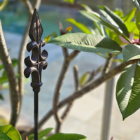 Finial Antique Brown Garden Stake - US037