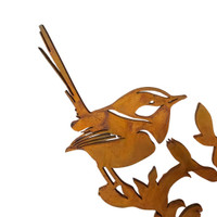 FAIRY WREN IN KANGAROO PAW STAKE - XJ004