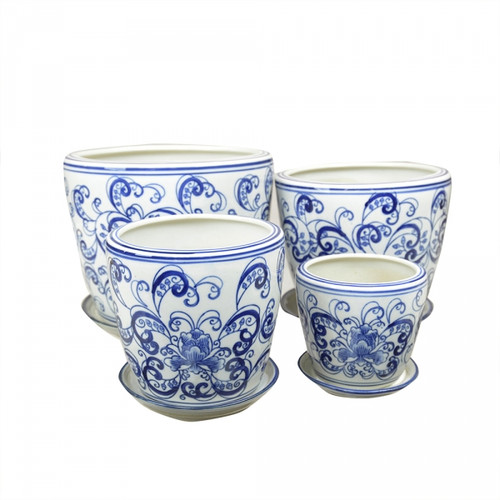 Set of 4 - Top diameter : 13cm to 25cm