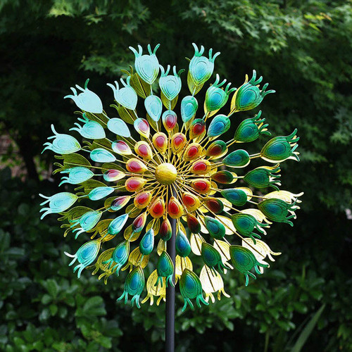PEACOCK WIND SPINNER - HHF3046