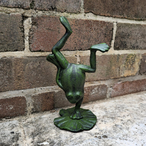 Handstand Frog Decor - BW425