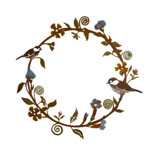 COLOURFUL BIRD WREATH - XJ435