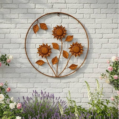 SUNFLOWER WALL ART - XJ663