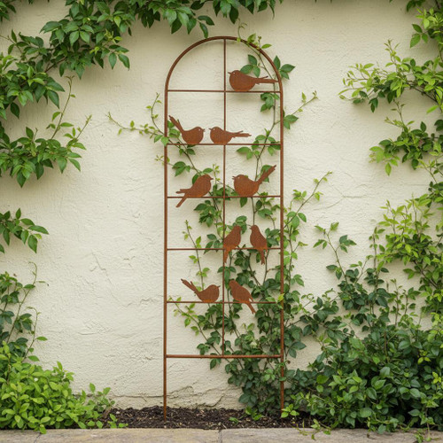 BIRDS ON WIRE TRELLIS - US240