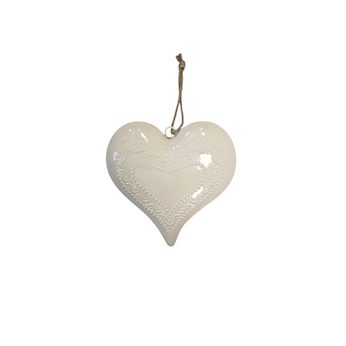 WHITE HEART SMALL - US151