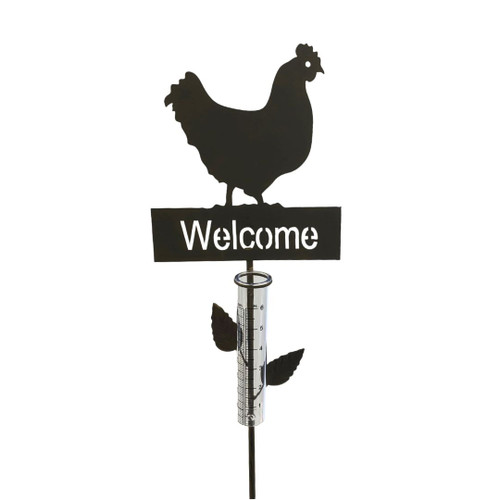 HEN RAIN GAUGE STAKE - US581