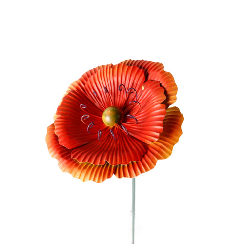 LARGE POPPY STAKE - ORANGE - XJ113